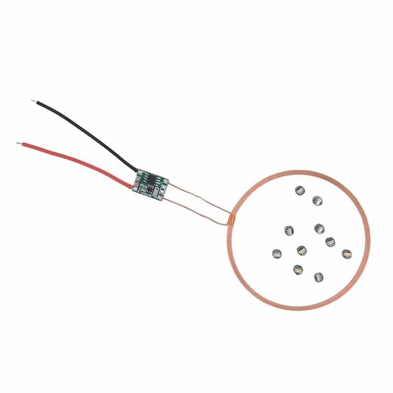 0~80mm Long-distance Wireless Power Supply Module Wireless Power Supply Lamp 5V Wireless Power Supply Coil Module