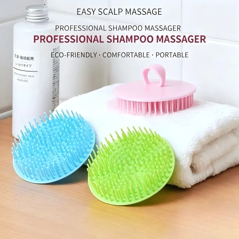 1/3 Pcs  Hair Washing Comb Massage Brush Hair Washing Tool Massage Comb Hair Washing Brush Scalp Massage Brush Head Massager