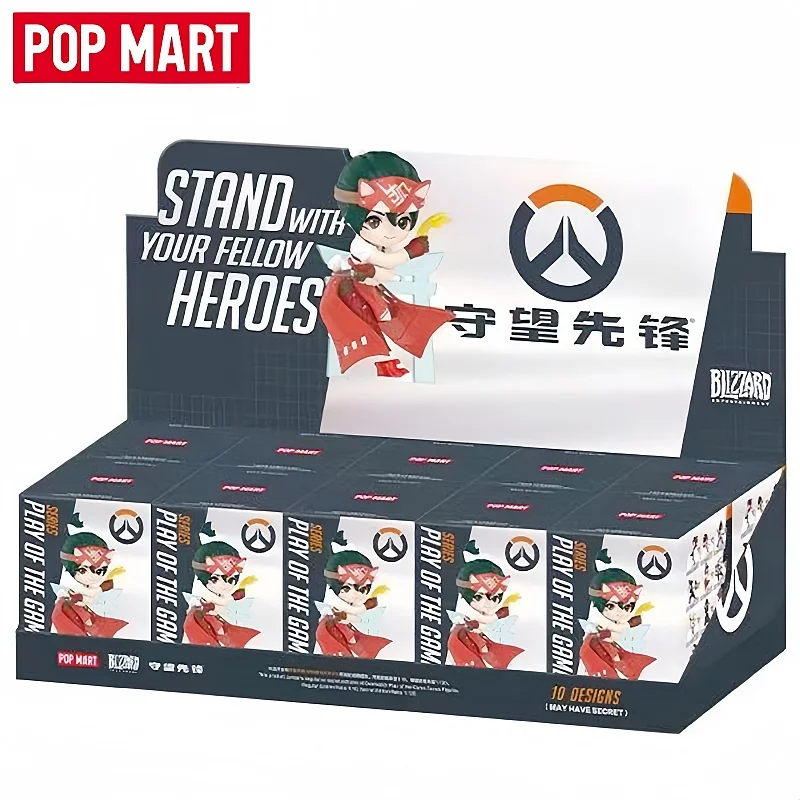 

Genuine Pop Mart Overwatch Play Of The Game Series Blind Box Mystery Box Toy Kawaii Ornaments Figurines Home Decor Desktop Model