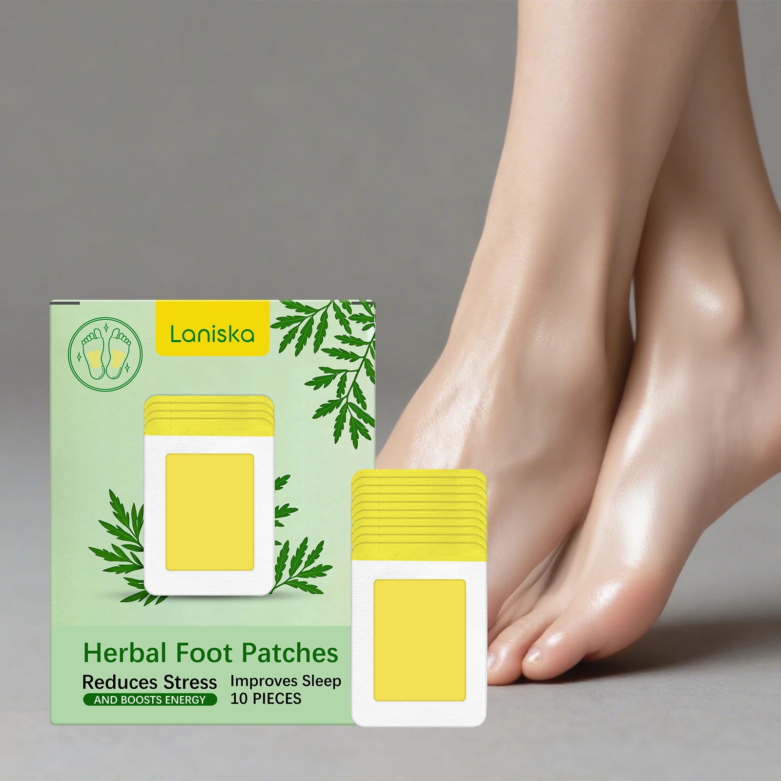Detox Foot Patch - Parche Desintoxicante para Pies, Alivia el