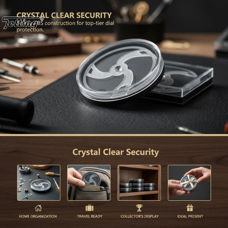 45mm 50mm 51mm Watch Dial Screen Protector Box With Transparent Dustproof Cover Design For Watchmakers Tools Watch Accessories