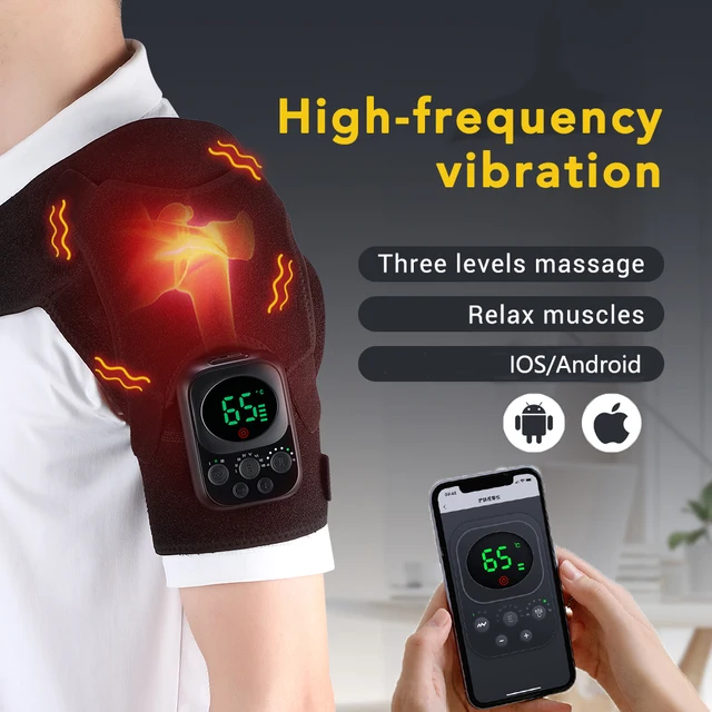 Wireless Control Shoulder Massager Heating 1