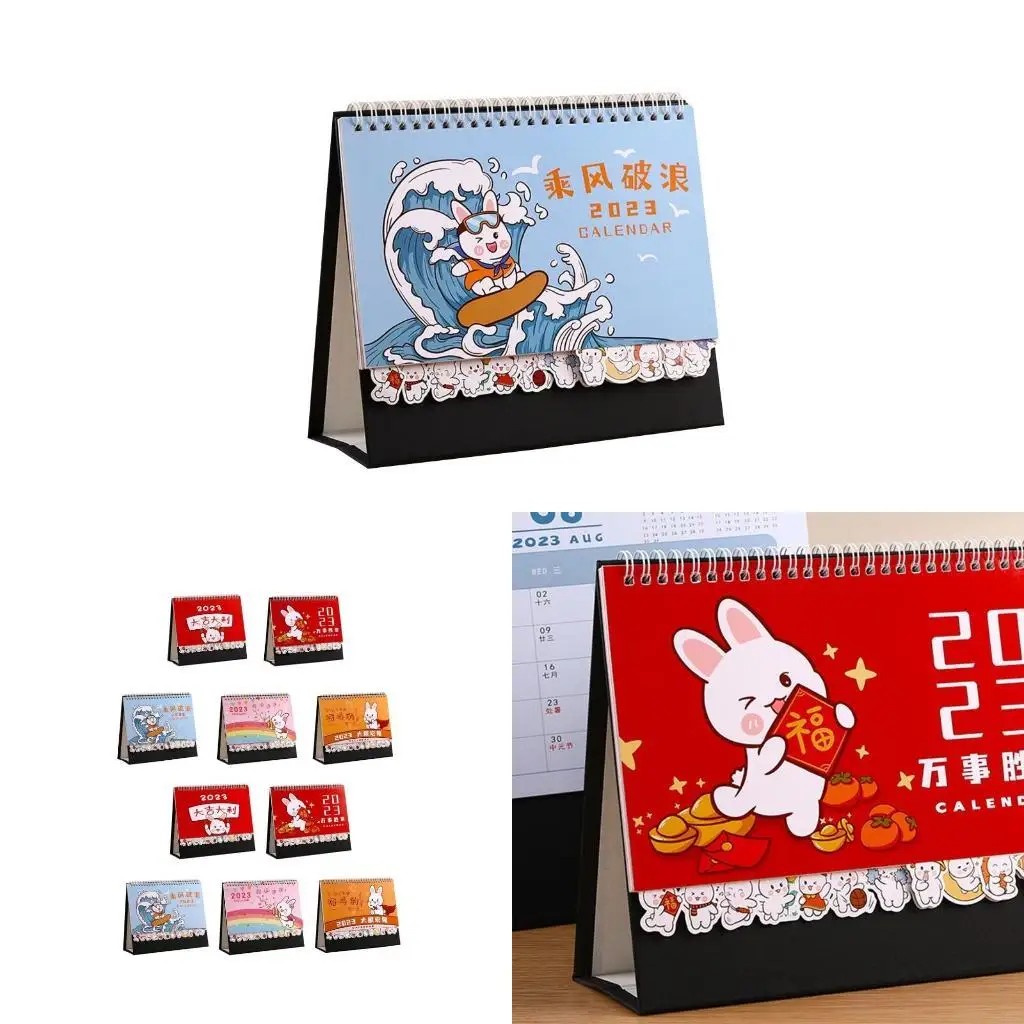 

M5TB 2023 Calendar with Solar Terms Date Standing Desk Monthly Calendar Planner