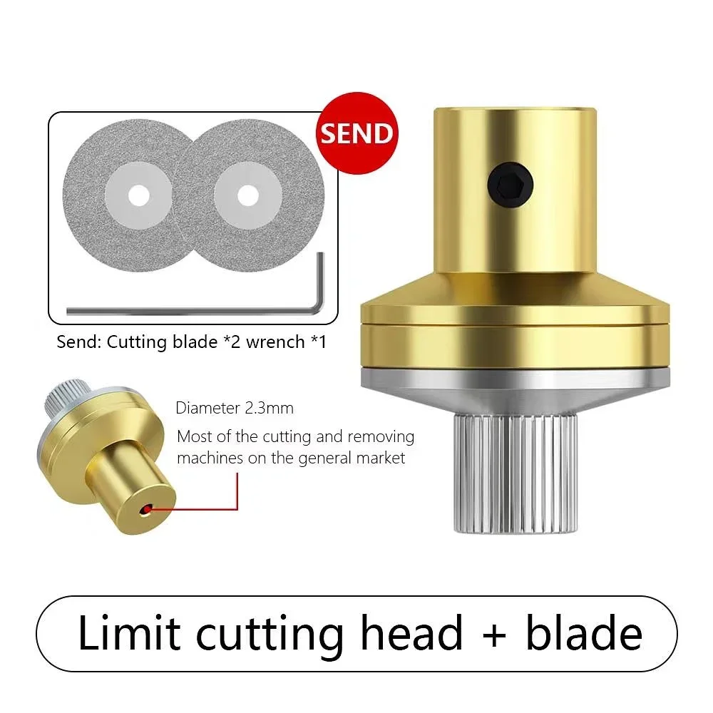 Limit Cutting Head And Blade Set Multi-purpose Single-Double Cut For 2.3mm Glue Removal Machine Include MaAnt CJ1