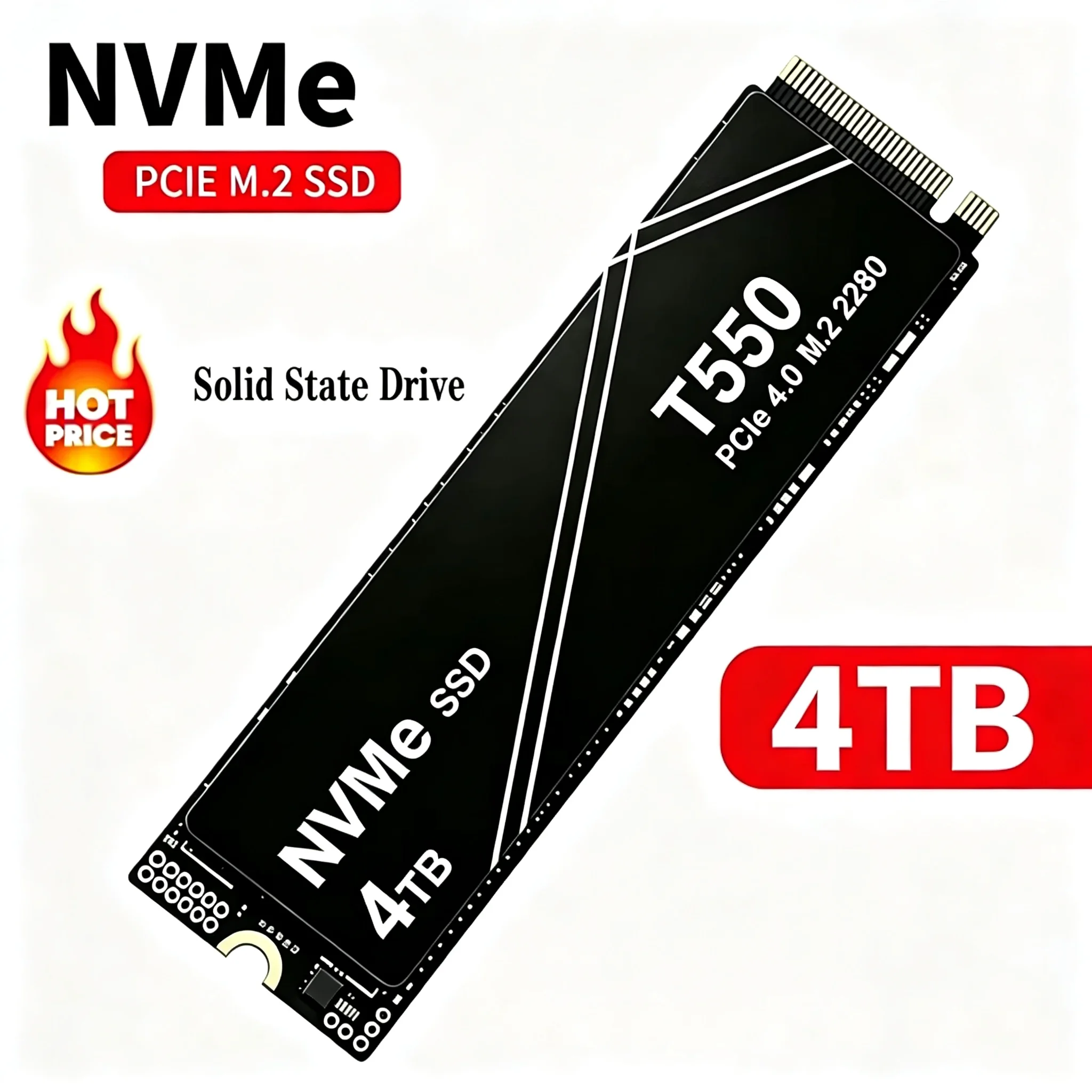 2026 New 1TB 2TB 4TB NVMe PCIe Gen SSD Portable Solid State Drives for Gaming Computer Laptop PS5 OEM Original