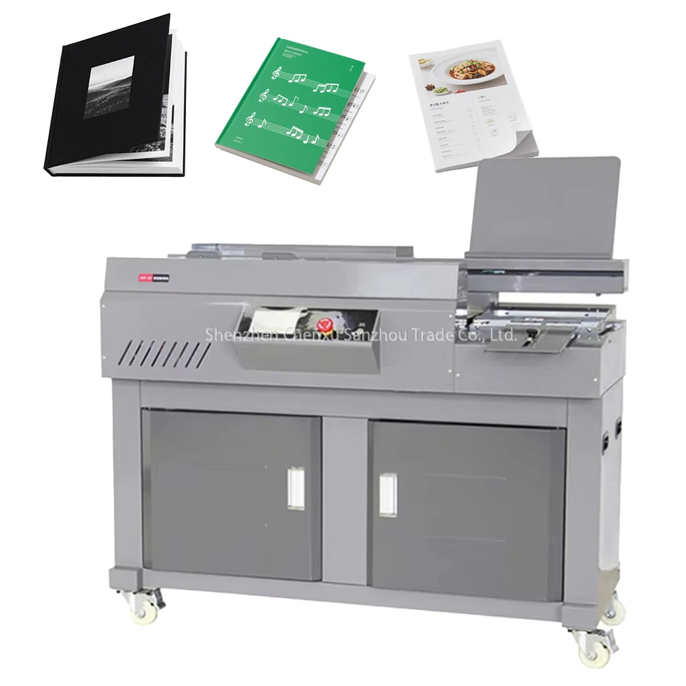 Hot Melt Perfect Glue Book Binder Binding MachineEasy Operation Glue Binding Glue Machine A3 for Books Equipments