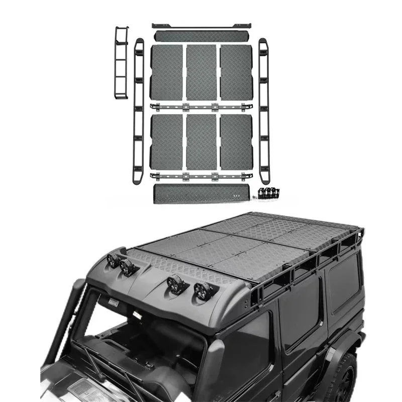Lightweight Stainless Steel Off Road Roof Rack With Rear Ladder G Class W463 G350 G500 G55 G63 Practical