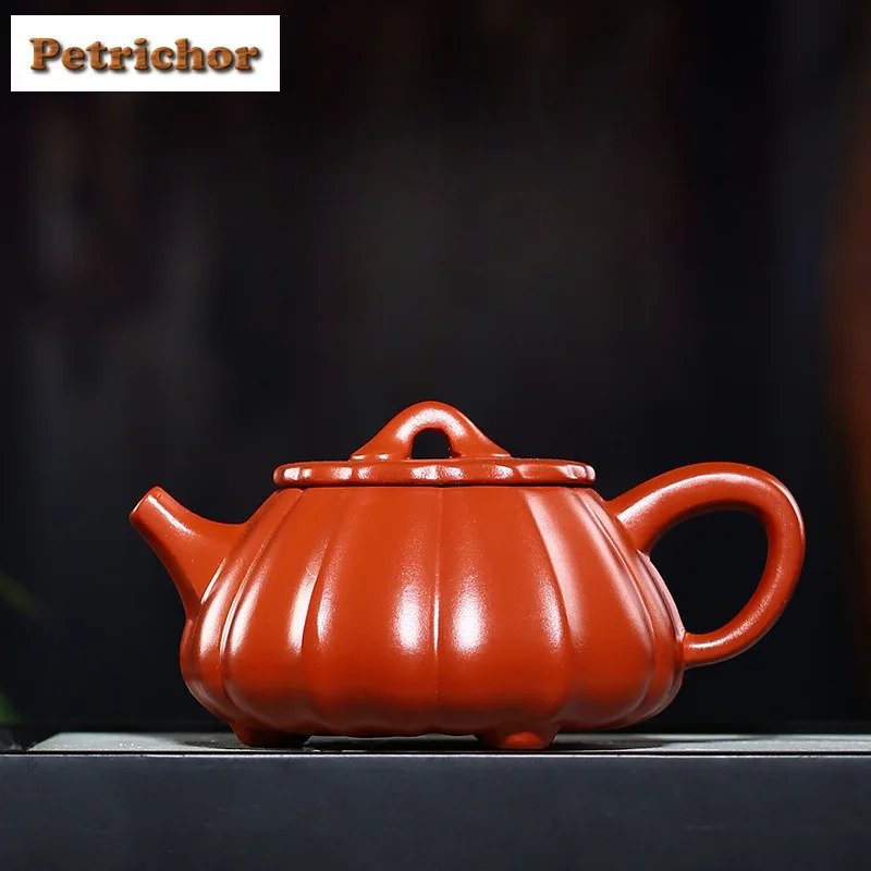 

360ml Exquisite Yixing Purple Clay Teapots Handmade Stone Scoop Pot Raw Ore Zhu Mud Kettle With Strainer Chinese Zisha Tea Set