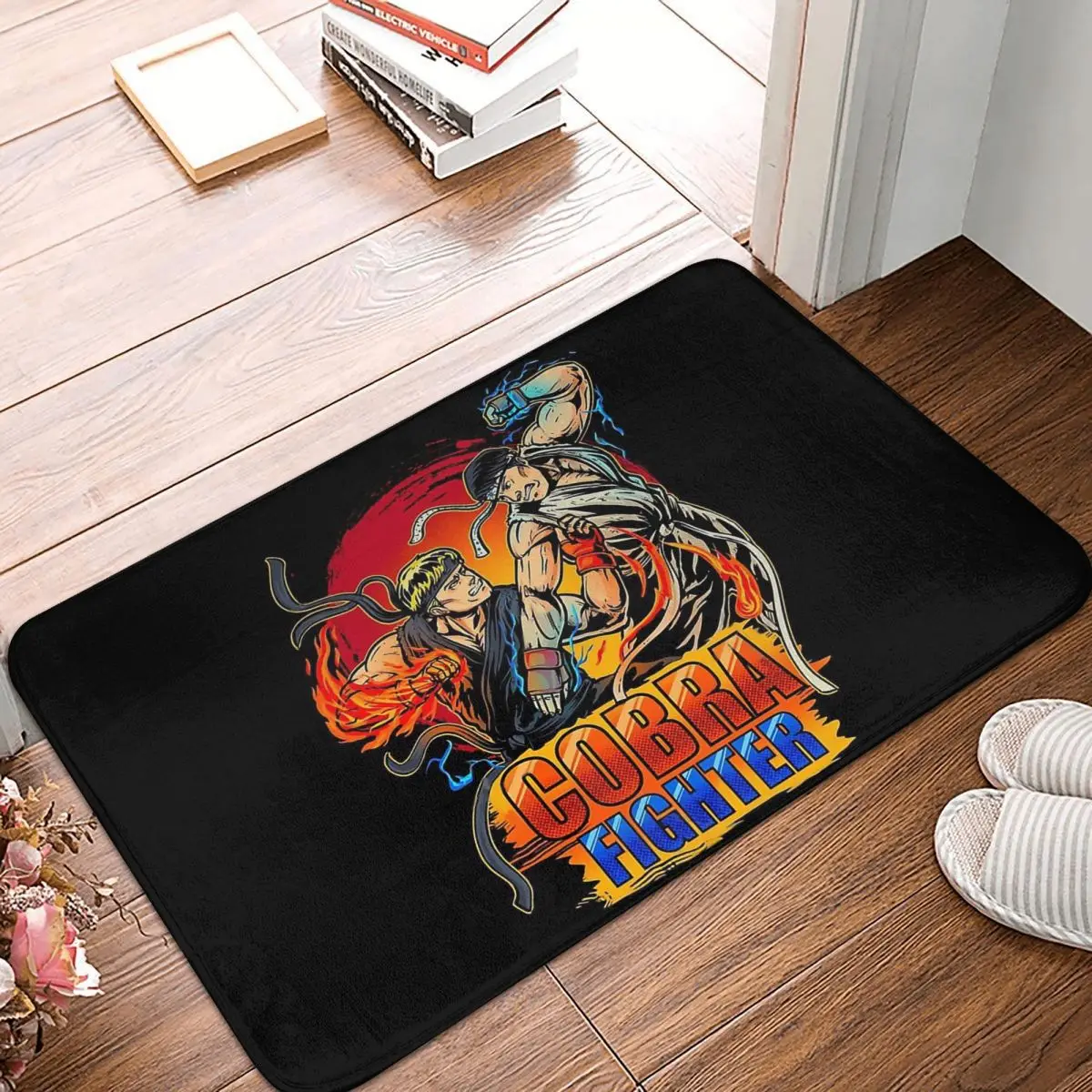 Cobra Kai Amanda TV Anti-Slip Doormat Bath Mat Fighter Hallway Carpet Welcome Rug Bedroom Decorative