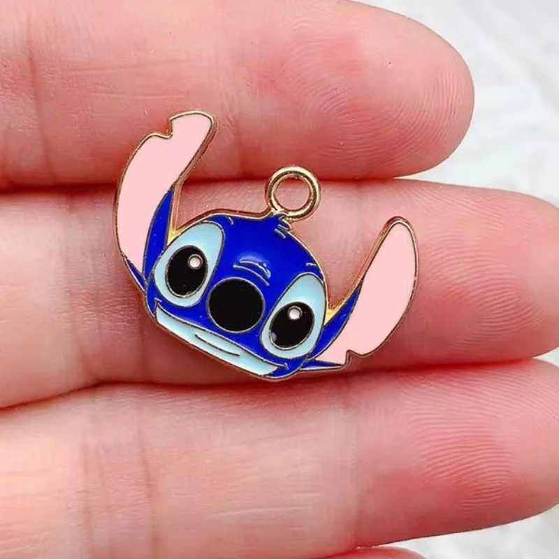 10pcs Cartoon Dog Charm for Jewelry Making Enamel Pendant Diy Accessories Craft Supplies Zinc Alloy Gold Plated