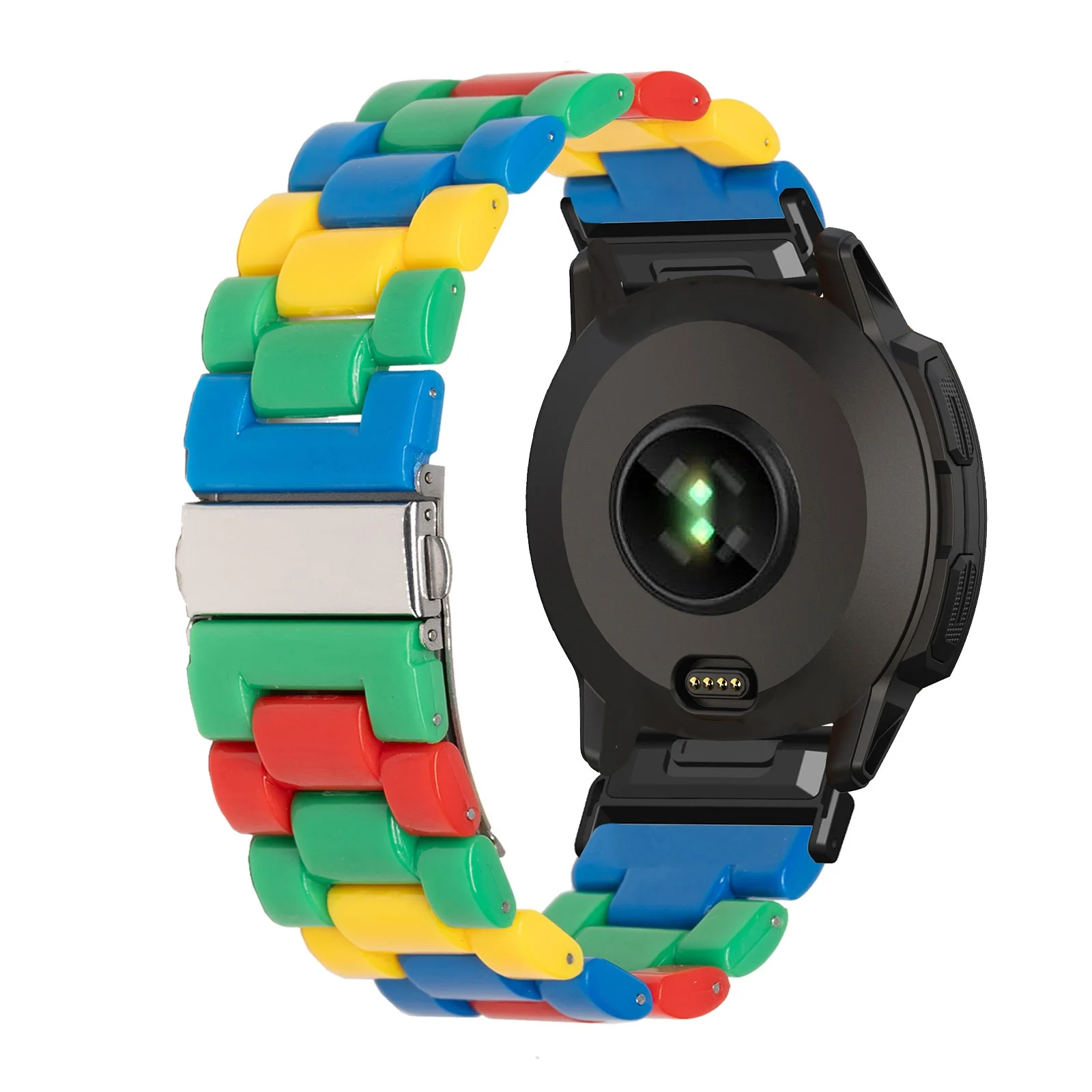 

Acrylic Strap Bands for Garmin Instinct 3 45mm/Instinct E 45mm Band, Adjustable Color Strap