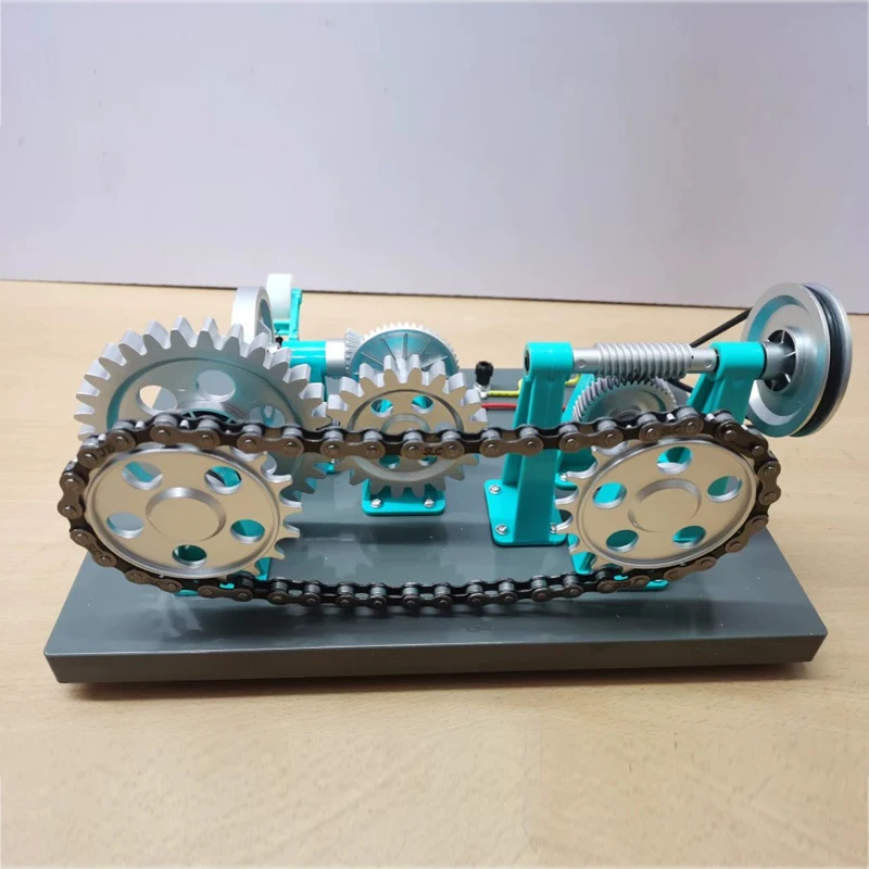 Motor Transmission Model Metal Machinery Demonstration Gear Rotation Instrument Transmission Ratio Scientific Experiment