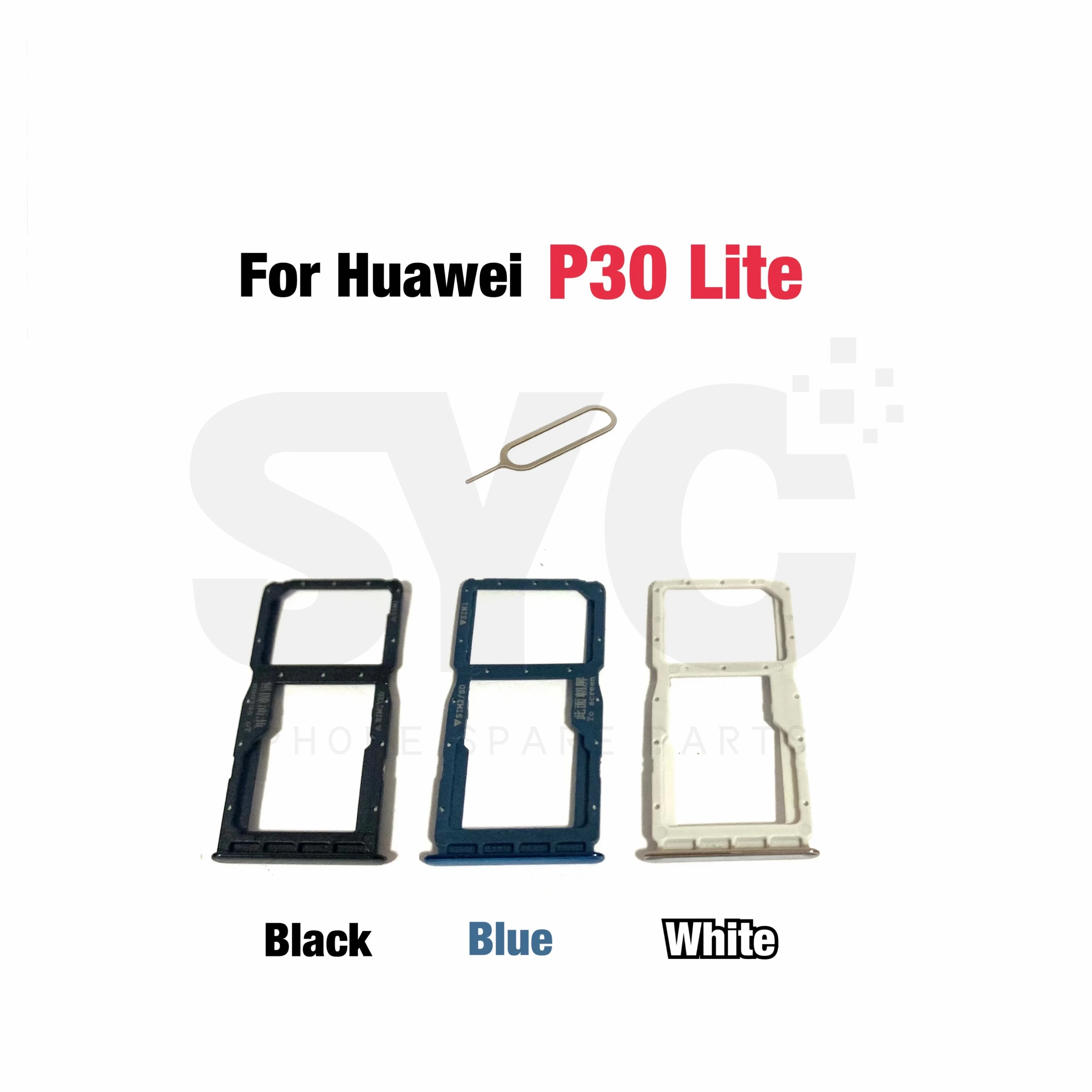 

New For Huawei P30 Lite Nova 4e Sim Card Slot Tray Holder Sim Card Reader Socket