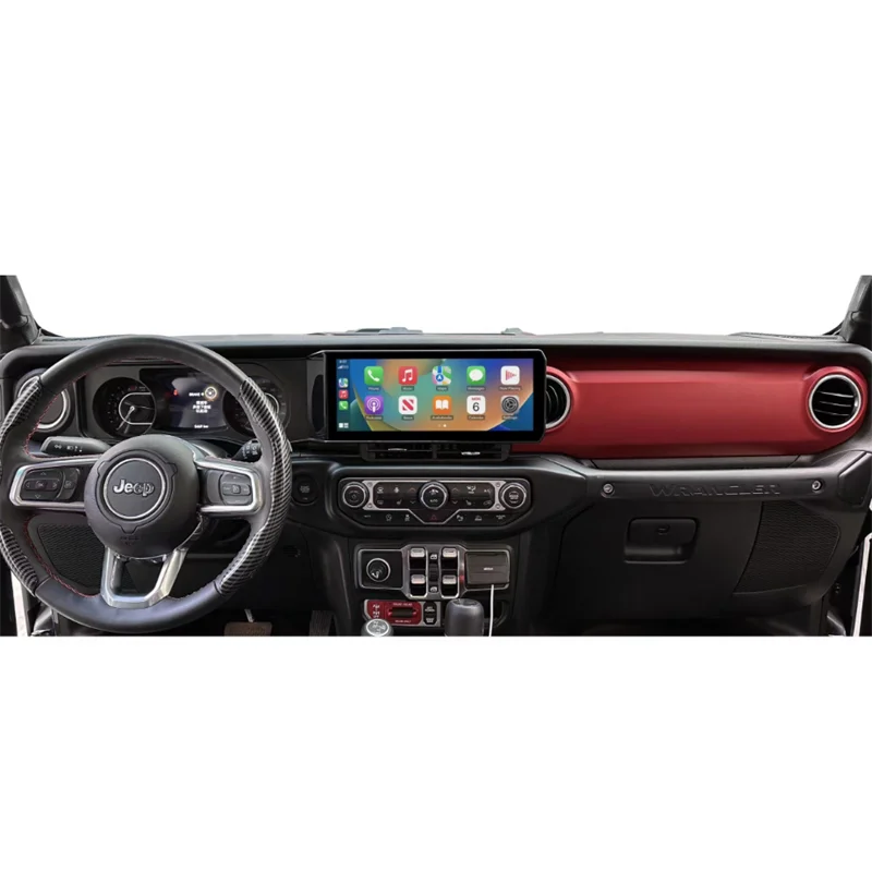 Multimedia Android 12 Screen Player Auto Car Radio Stereo For Jeep Wrangler JL Gladiator GPS Navigation Video Receiver Head Unit