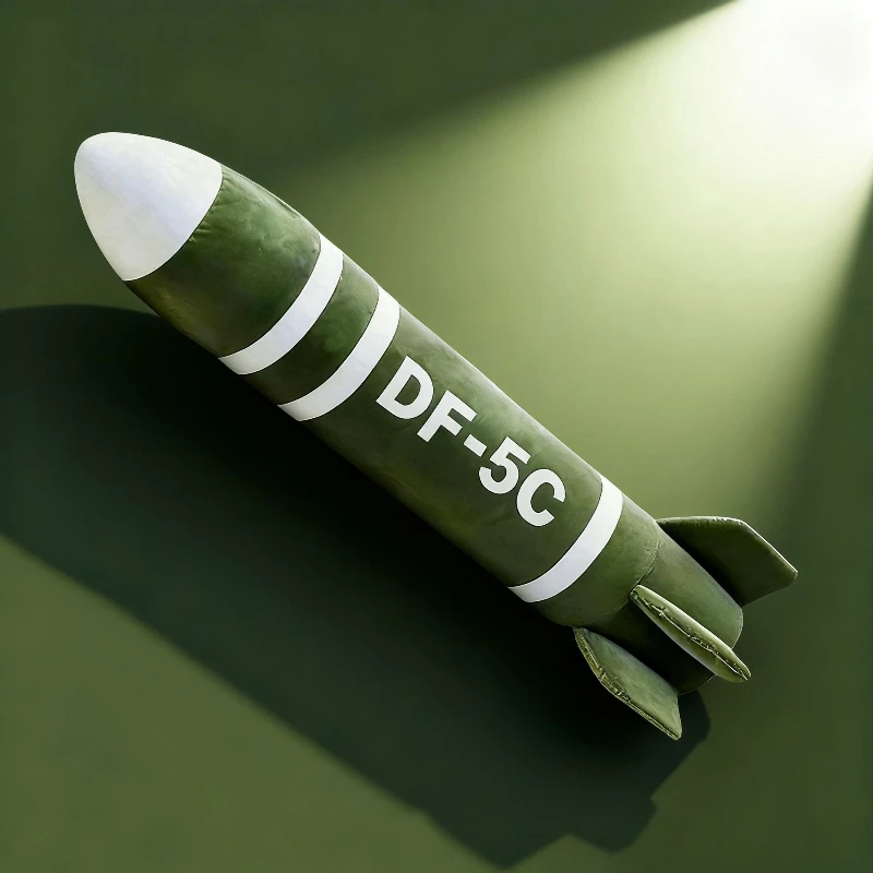 Bread Plush Kawaii Throw Pillows Dongfeng 5C Strategic Intercontinental Missile Pillow Sleeping Long Pillow Girl Birthday Gift