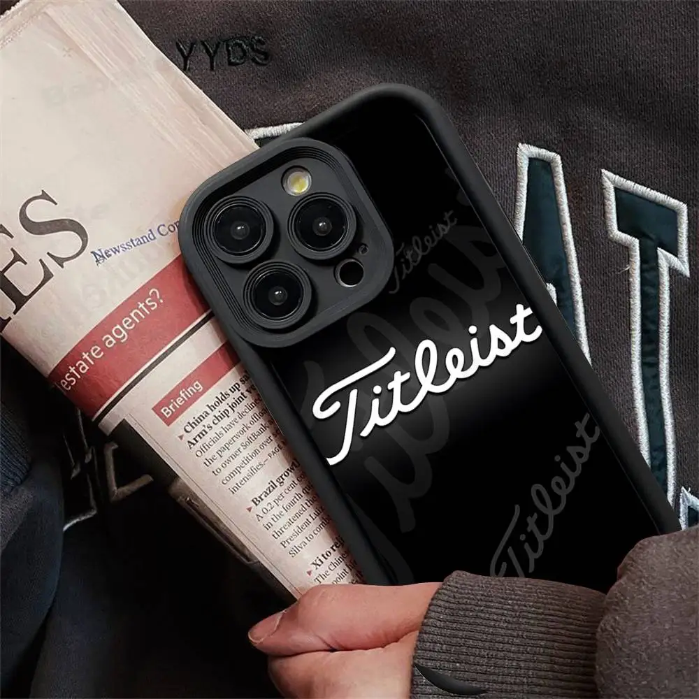 Funda para Teléfono con Diseño de Pelota de Golf T-TitleisteS para iPhone 17 16 15 14 13 12 11 Pro Max Plus Mini