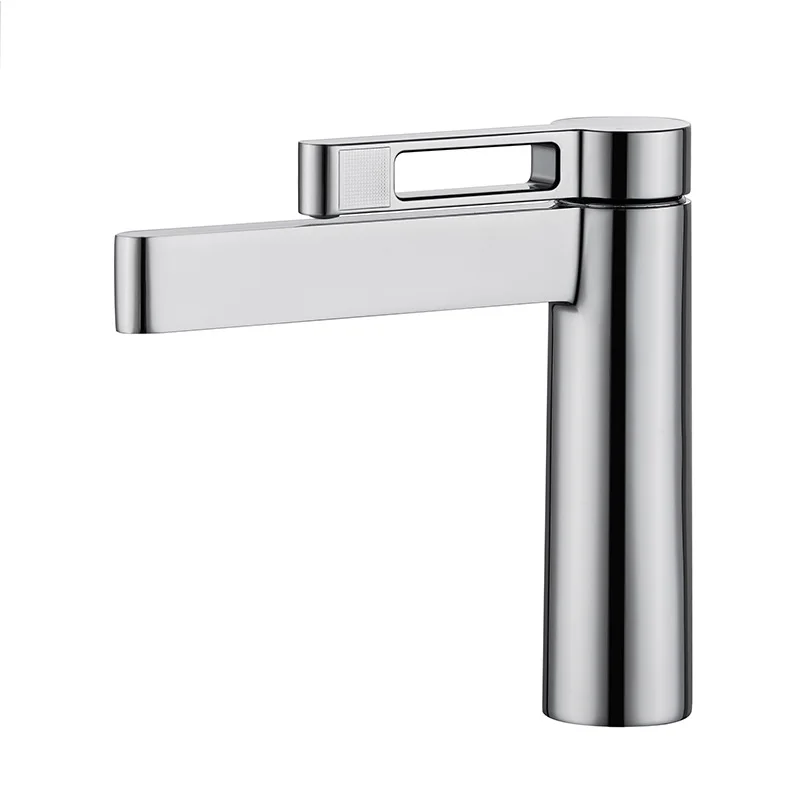 

All copper faucet Hot and cold hotel household bathroom Counter basin Washbasin Washbasin Waterfall faucet
