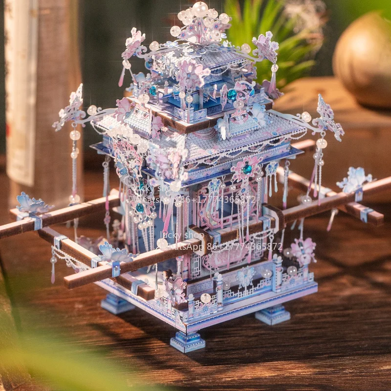 Walking Carriage Sedan Chair 3D Three-dimensional Puzzle Hand-assembled Model