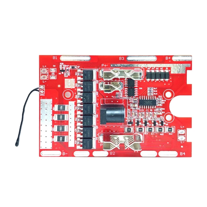 E1PC Service Board for 21V Battery Pack Repair, Red Circuit Part With 7 Power Devices for Control Update, Spare Storage, and
