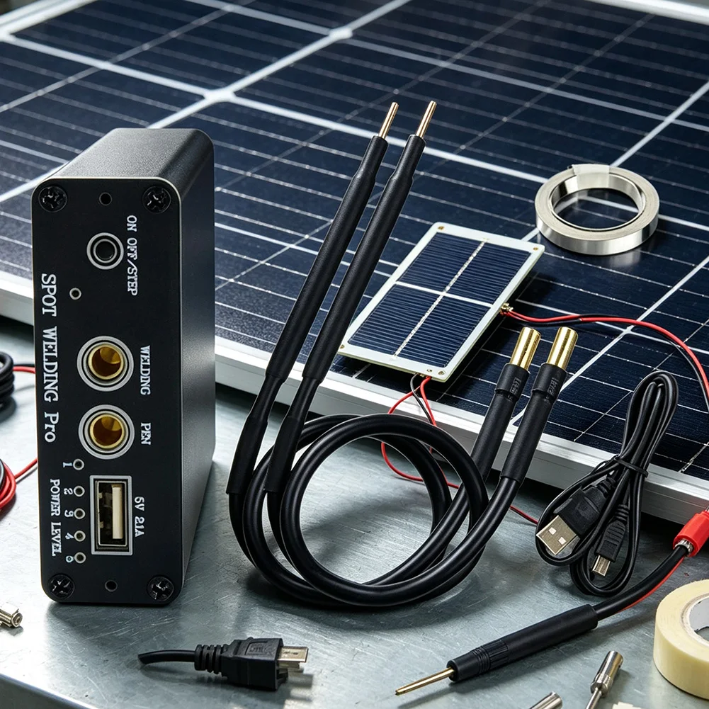 Handheld Spot Welding Equipment for Custom Battery Pack Fabrication with Integrated Battery and Ergonomic Design