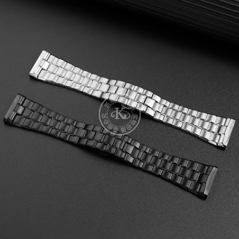 28mm Stainless Steel Strap for Men Sevenfriday seven Friday P2/PS1/M2/Q2 Steel Watch Accessories Bracelet Black/ silver