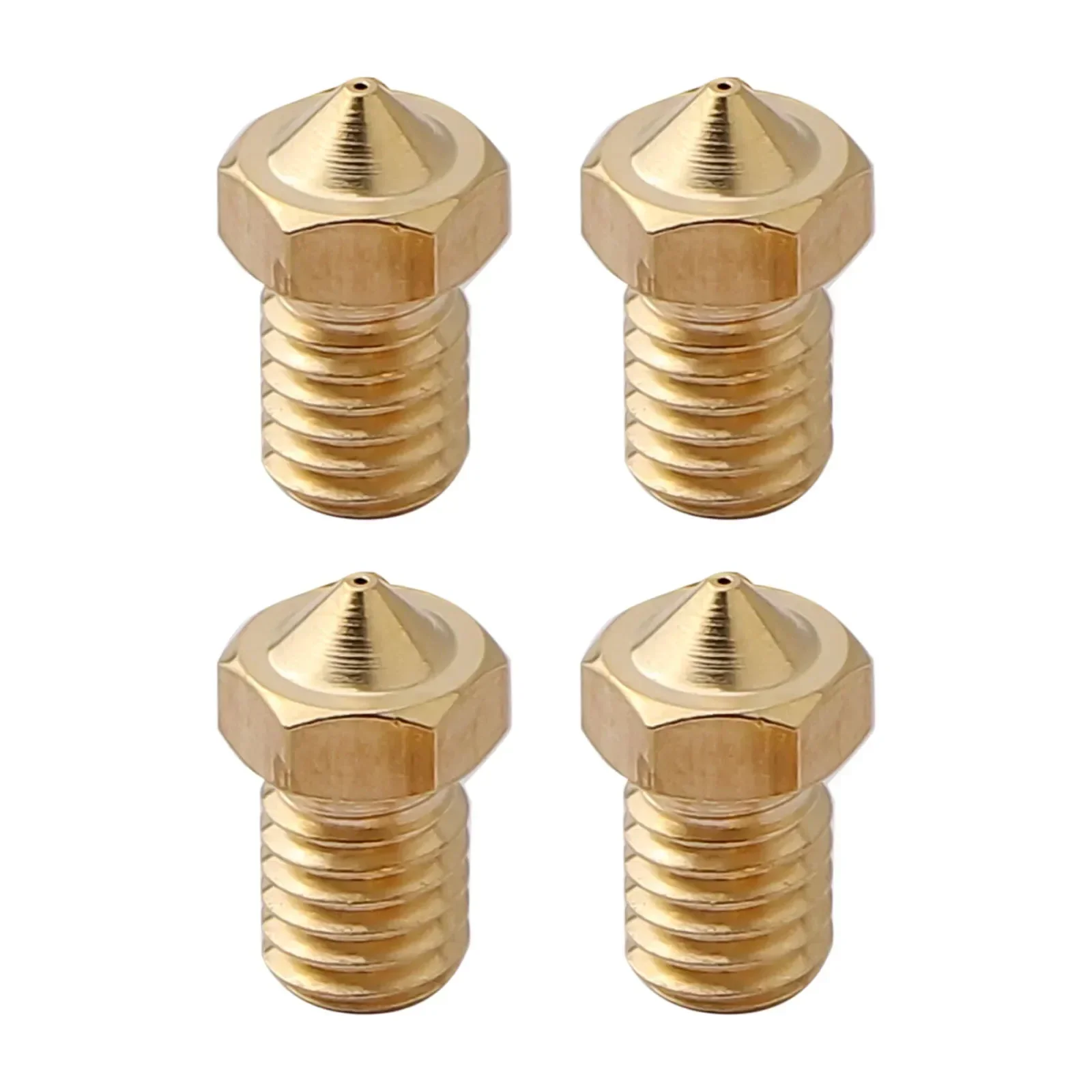 Set Of 4 Brass Nozzles For I3 Or-S 3D Printers Household Cleaning Tools For Printer Mechan