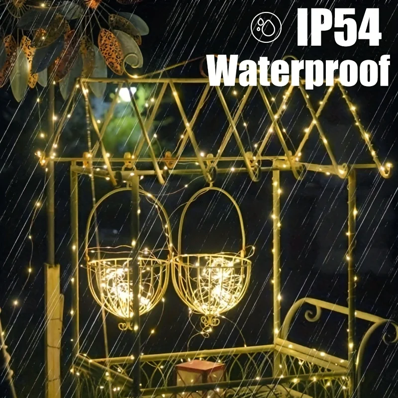 متعدد الألوان الشمسية LED سلسلة أضواء الشمسية الجنية الإضاءة أضواء الديكور في الهواء الطلق للحديقة، الفناء، الزفاف، زينة عيد الميلاد