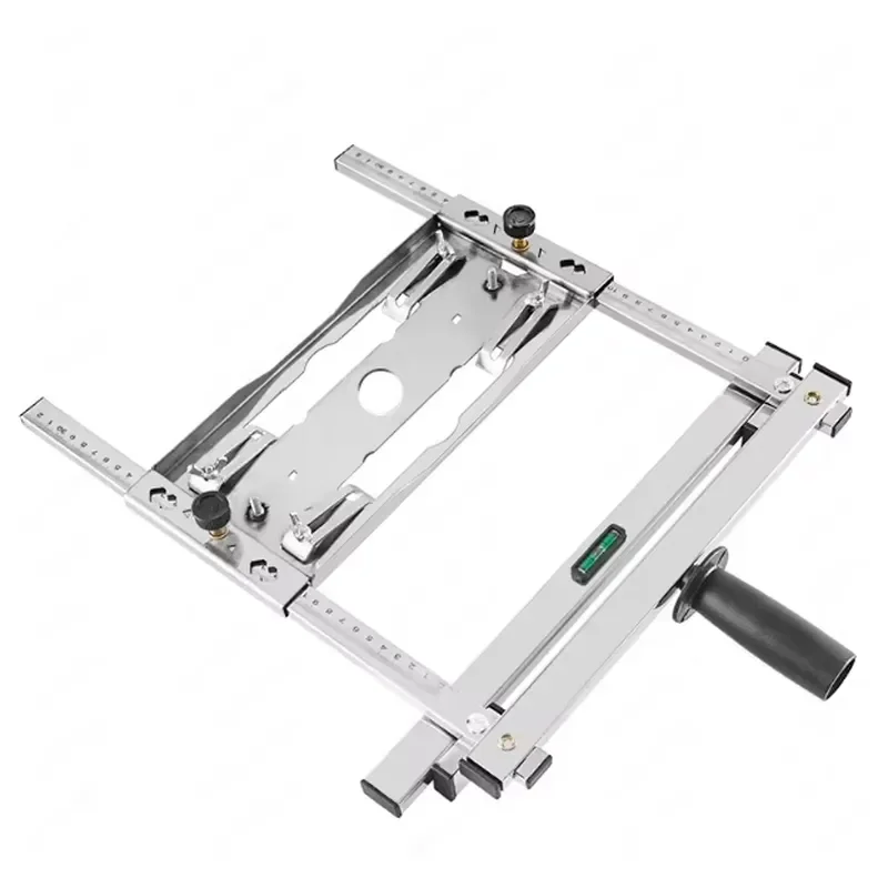 Circular Saw Track Guide Rail Conversion Kit Precision Panel Cutting System with Parallel Fence Stable Base Plate for
