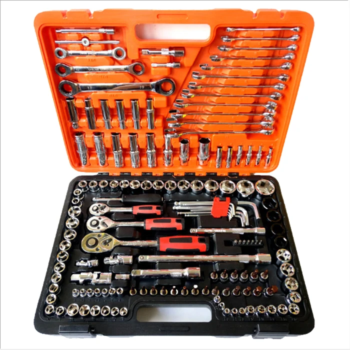 

Automotive Tools 150PCS Hand Tools Set Vehicle Spanner Combination Socket Wrench Car Repair Socket Set