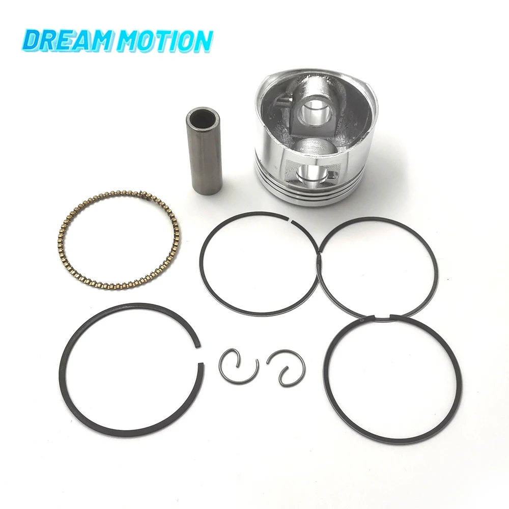 

Motorcycle Piston Set 52.4mm 13mm Pin For YX125 125cc Air Oil Cooling Horizontal Engine Dirt Pit Bike ATV Quad Monkey