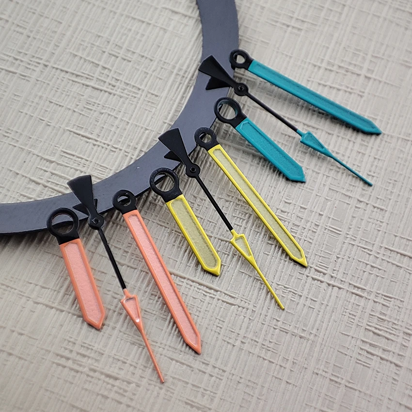 NH35 Hands watch accessories C3 strong night light hands yellow blue hands suitable for NH35/NH36/4R/7S movements