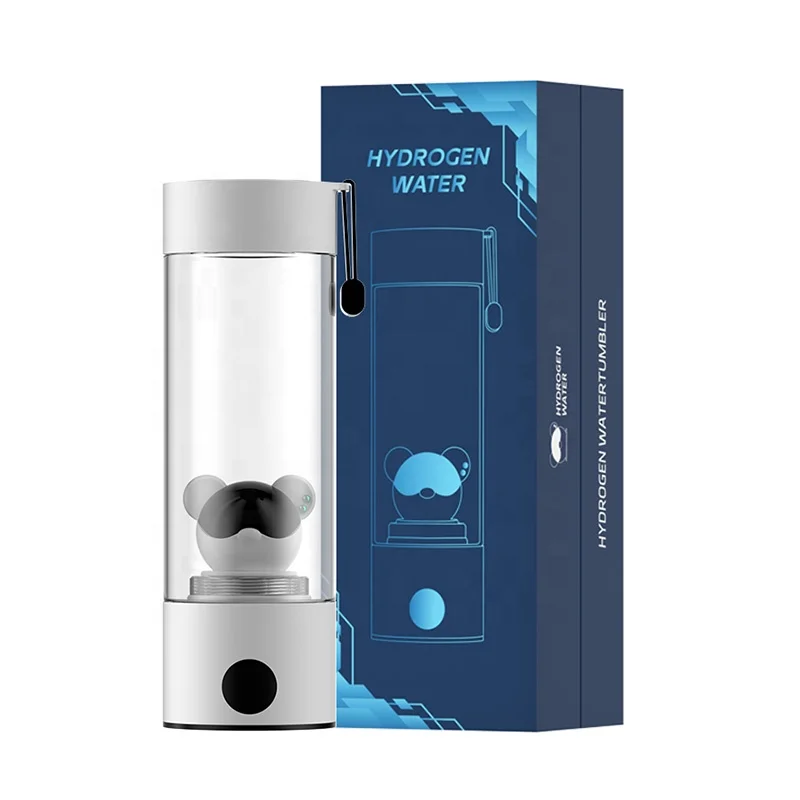 

2025 New Portable H2 Hydrogen Water Bottle Rechargeable H2 Rich Hydrogen Water Bottle for Making 5000ppb Healthy Water