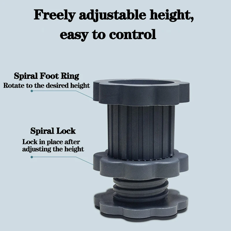 1/4Pcs Washing Machine Stand Adjustable Heightener Fridge Dryer Leveling Foot Pad