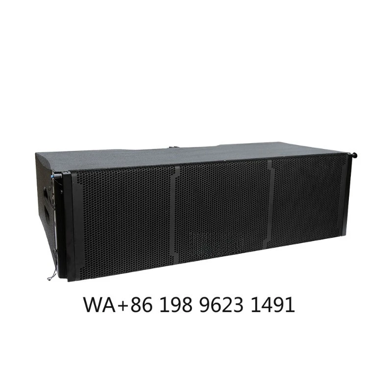 Dual 12 Inch Line Array Speaker 1000W RMS 2000W Peak Professional Stage Audio for Live Outdoor Event