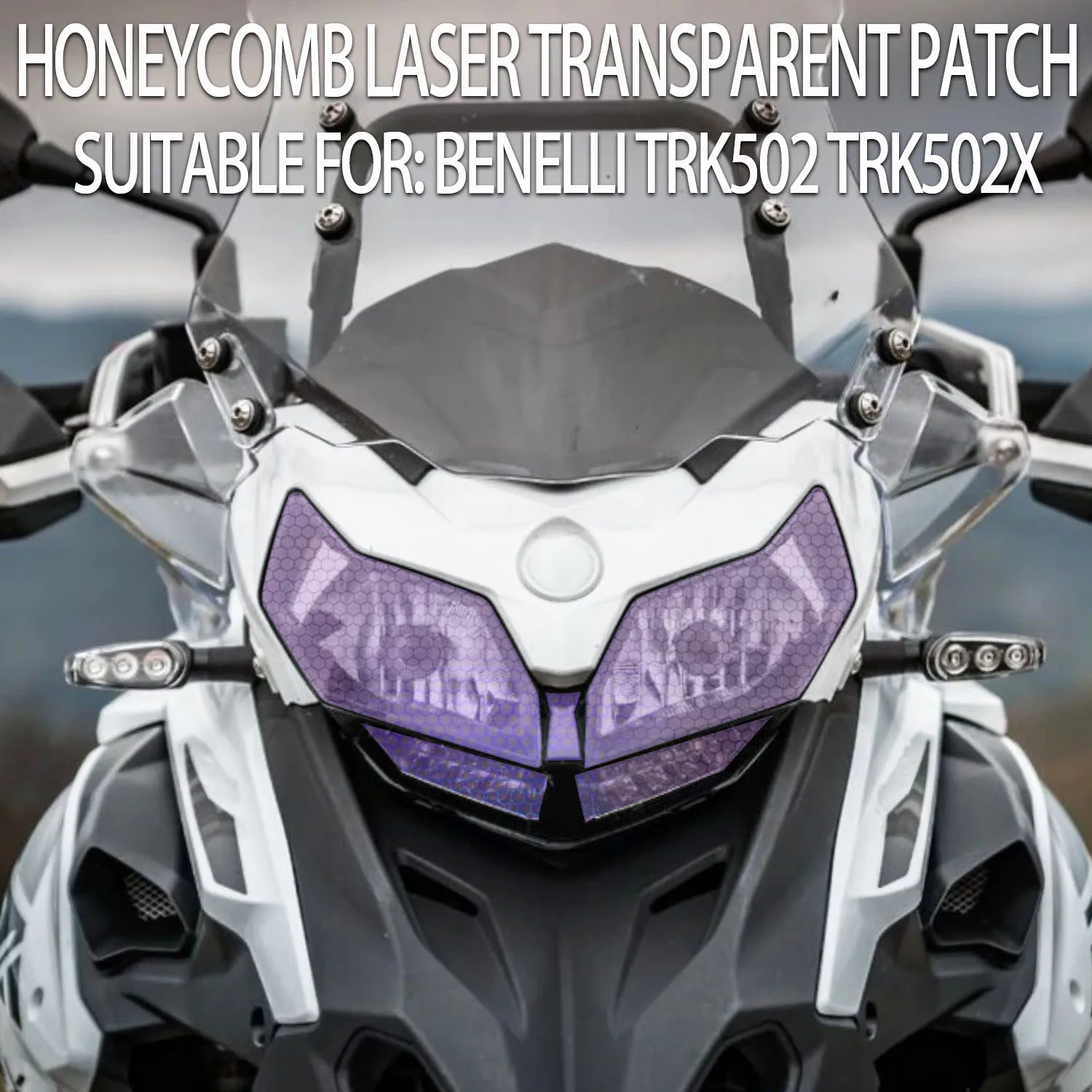

Для Benelli TRK502 TRK 502X TRK 502 X пленка для фар сотовая лазерная защитная пленка прозрачная защитная наклейка аксессуары