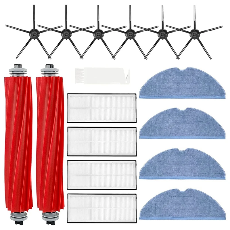 Pièces de rechange pour Xiaomi Roborock, brosse latérale, filtre Hepa, vadrouille, gril, S7, S7 +, Maxv, S7 Maxv Plus, T7S, T7 Plus, T7S Plus