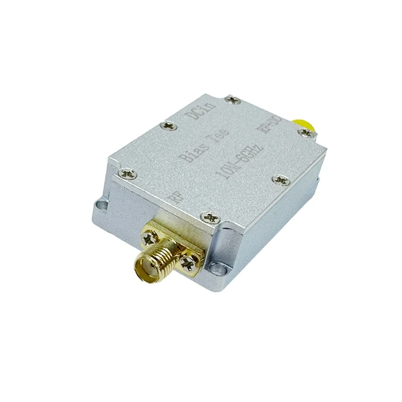 Microwave Capacitor RF Feeder Box Bias Coaxial Feeder RF Isolation 10M-6Ghz Multifunction Low Insertion Loss Module Easy Install