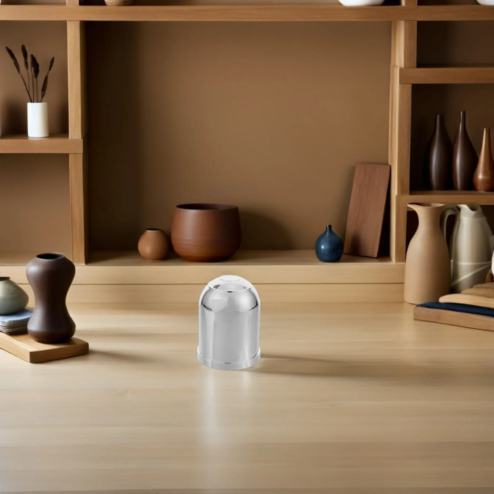 

2Pcs Trailer Hitch Cover Chrome-Plated Plastic Protective Tow Ball Cap for Rv Suv Truck Trailer Towball Protector