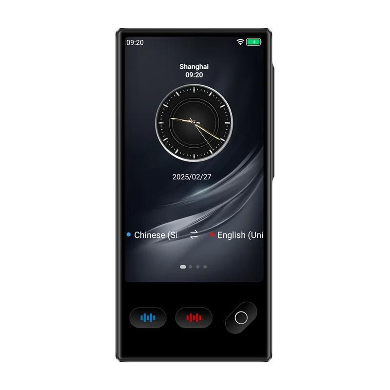 آلة مترجم محمولة S35 WiFi 148 لغة عبر الإنترنت تسجيل ذكي غير متصل ترجمة ChatGPT ترجمة مجموعة الصور الصوتية