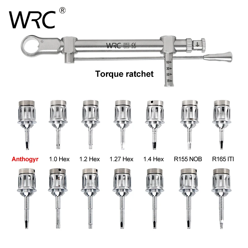 Dental Implant Prosthetic Kit Implant Torque Wrench Prosthetic Kit Latch-Type Multi Driver Tool Set For Practices