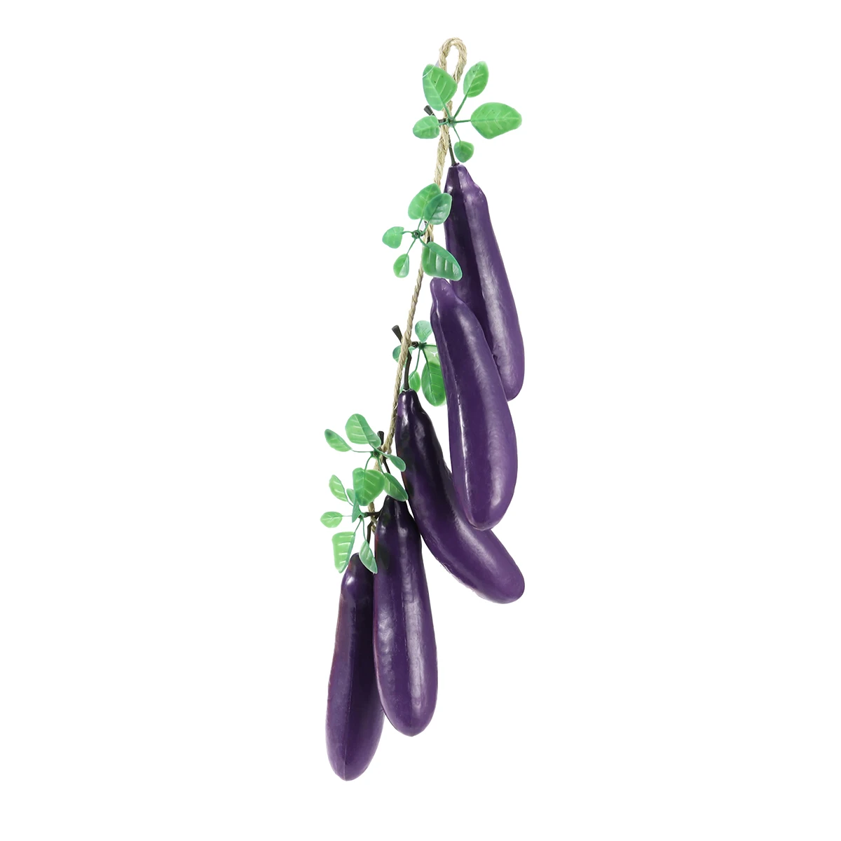 

Artifical Vegetables And Fruits Strings 5 Fake Eggplant Hanging Strings for Kitchen Restaurant Wall Farm Hanging Decoration