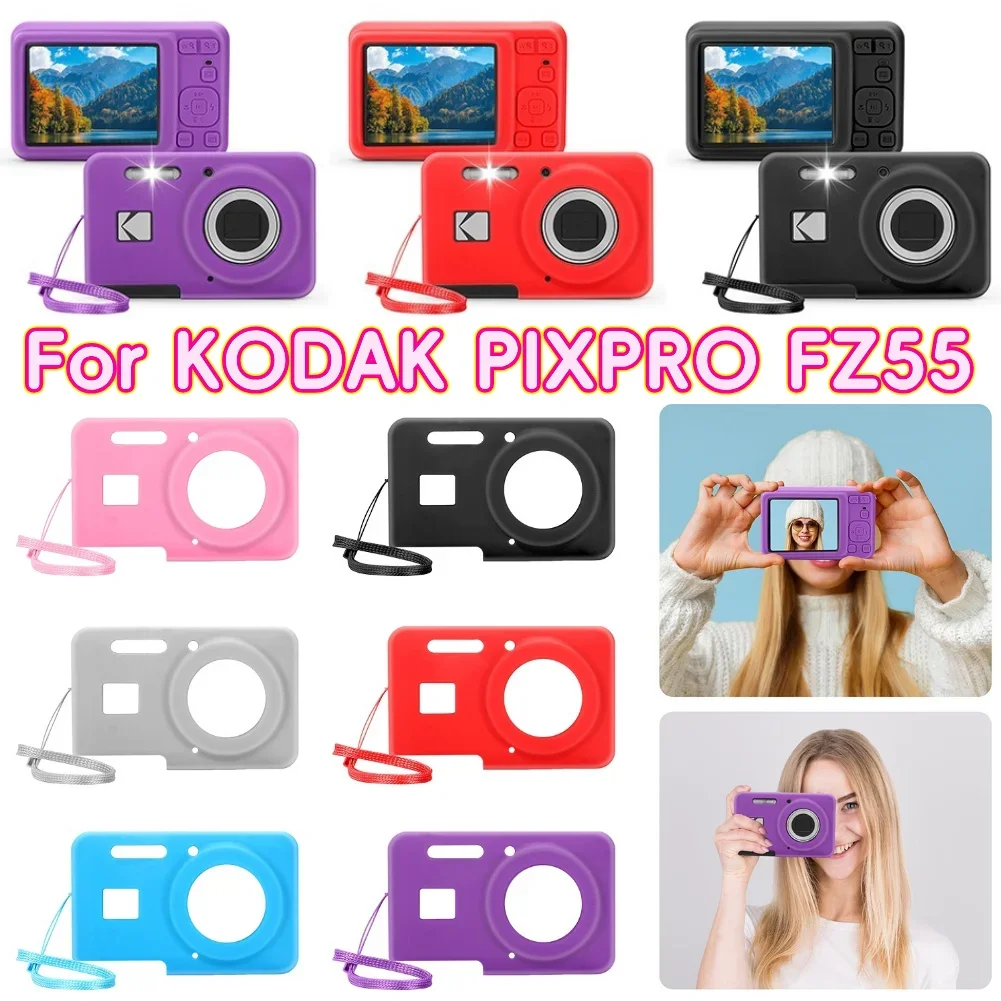 

Для KODAK PIXPRO FZ55 облегающая сумка для камеры, легкий чехол для камеры с защитой от царапин, износостойкий защитный чехол для уличной дорожной камеры