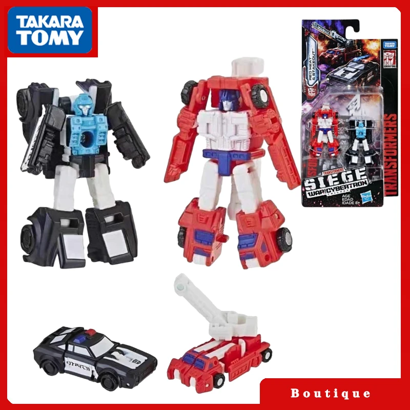 In Stock Takara Tomy Transformers War for Cybertron:Siege WFC-S19 Red Heat&Stakeout  Figures Collectible Gifts Classic Hobbies