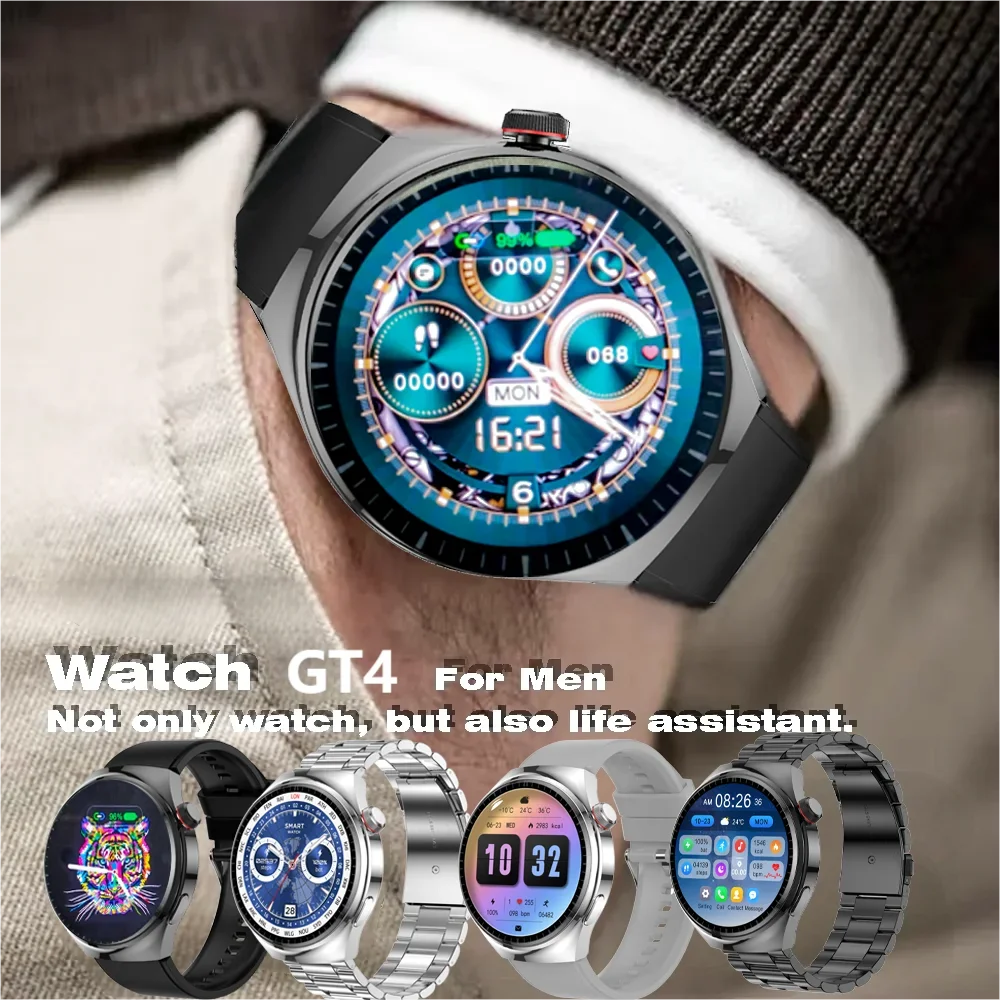 

For Watches GT Series Smart Watch Men Women HD Screen Bluetooth Call GPS Tracker Heart Rate IP68 Waterproof SmartWatch