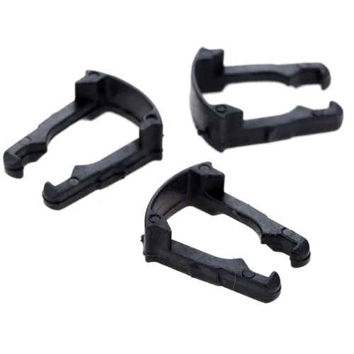 Clip de sujeción de conector de tubo de filtro de combustible de coche de plástico, apto para Skoda Octavia VW Bora Jetta, Clips automáticos de plástico negro, 5 piezas
