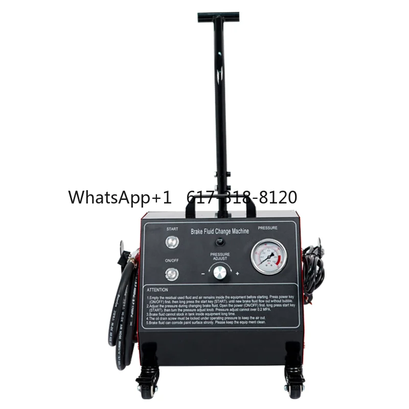ED600 Automatic Metal Car Brake Fluid Extractor & Changer Machine AC 220V 2L Recycle Bottle Brake Bleeder Kit