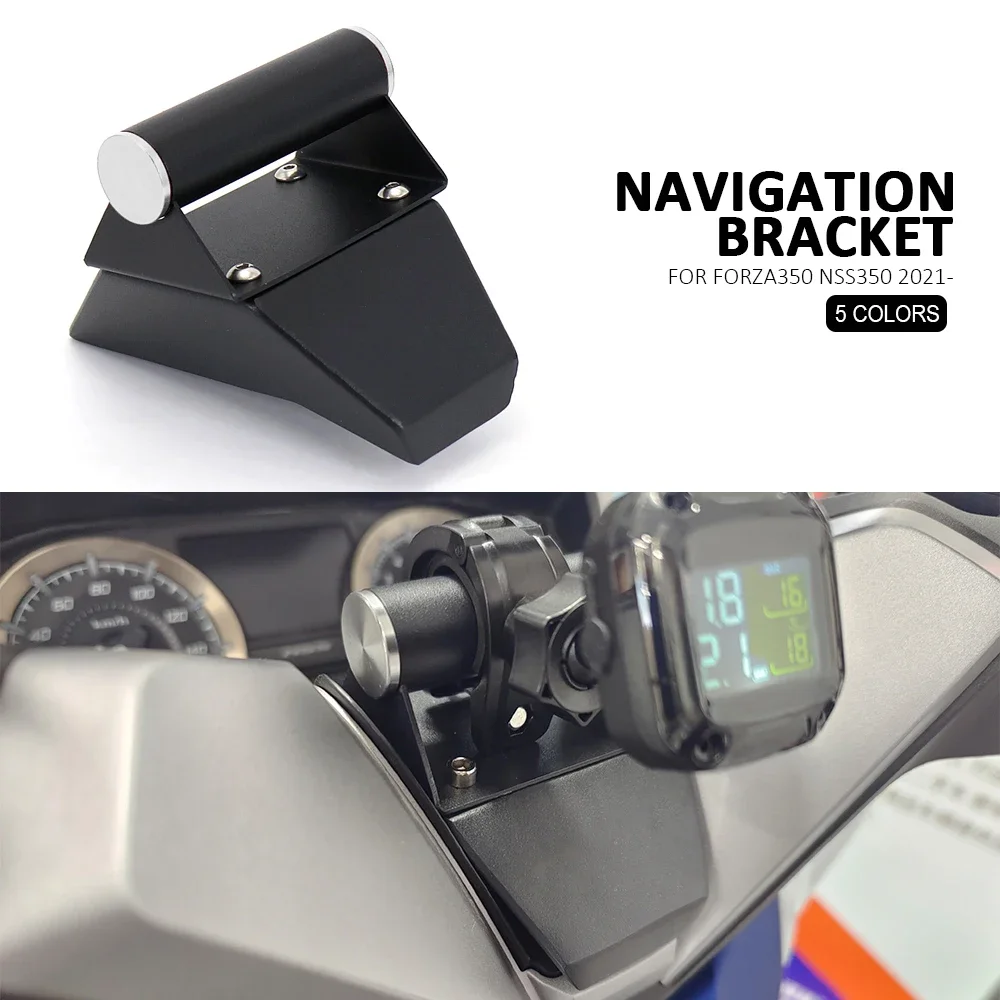 For FORZA Forza 350 Accessories Mobile Phone GPS Navigaton Plate Bracket Mount For Honda Forza350 NSS350 2021-2023 Motorcycle