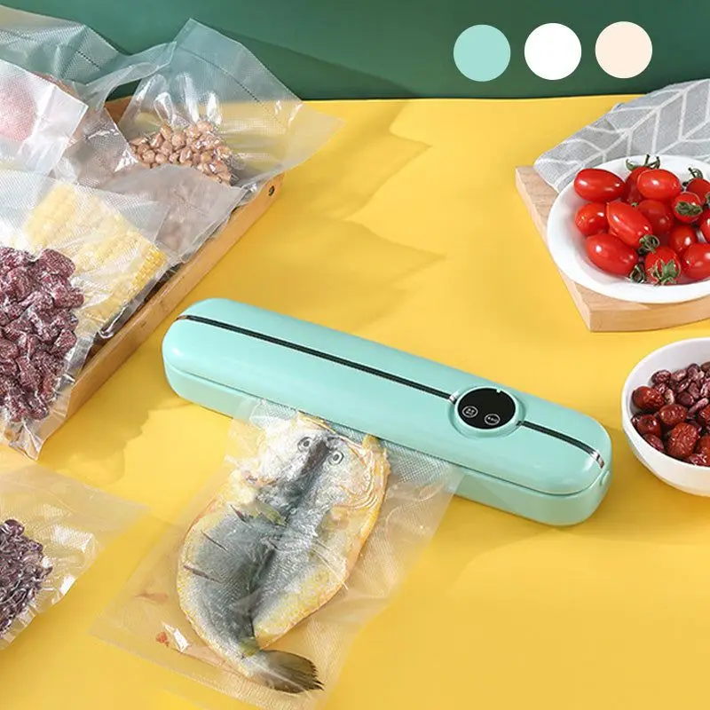 

Automatic Food Vacuum Sealer Machine with 100pcs Food Saver Bags Electric Vacuum Sealer Packaging Machine EU/US/UK