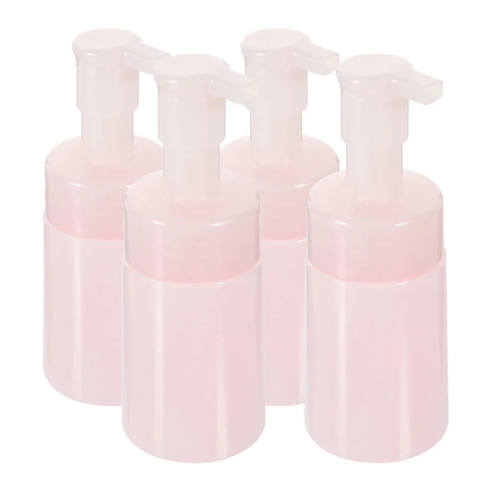

4pcs 100ml Soap Pump Dispenser Portable Travel Size Plastic Bottle for Travel Soap Dispenser Cleansing Mousse Hand Washing