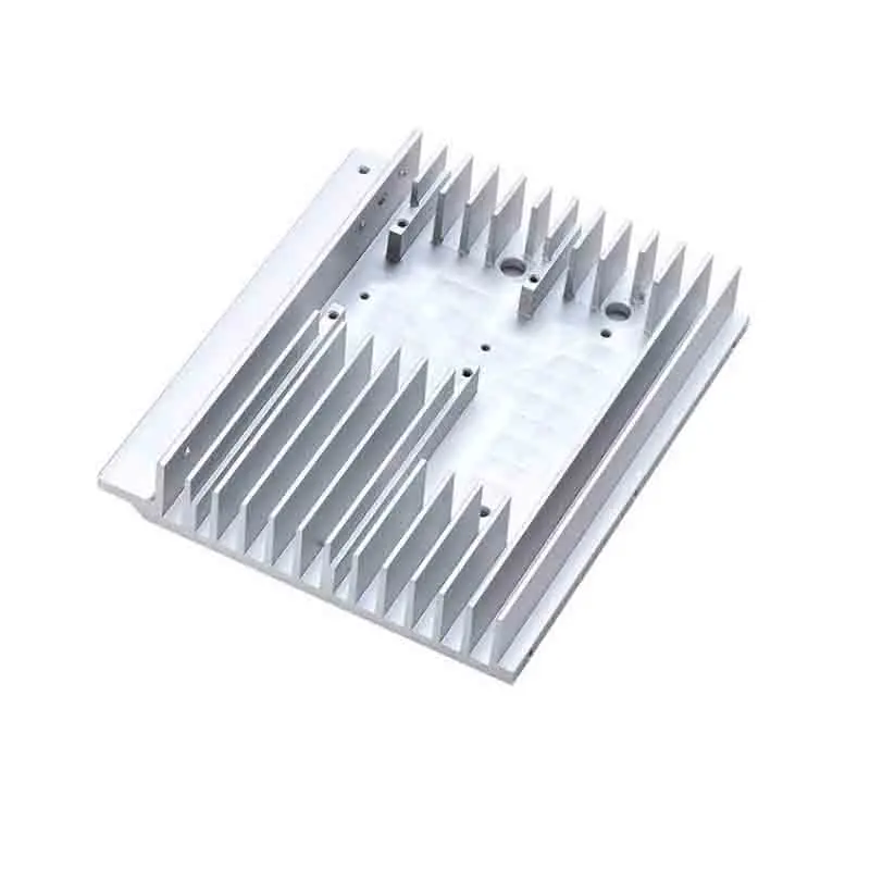 Customized Aluminum Alloy Variable Frequency Electronic Radiator Cnc Machining 197 * 254 Aluminum Profile Heat Sink